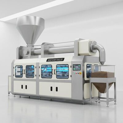 効率化のための自動省エネ乾燥プロセス技術を組み込んだ1200kgペットフード製造機