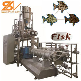 サイバイノ工場の自動魚食ペレット加工機械