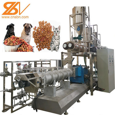 機械ペット加工ライン犬猫のペット フード機械植物を作る乾燥された猫の餌