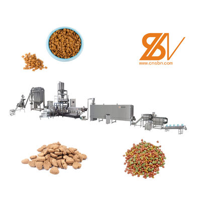 SBN 自動ペット・キャット・フード製造加工ライン, 犬用フード製造機械 Ss 304