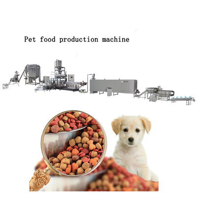 完全に自動で500kg/hペット犬用機器の生産ライン