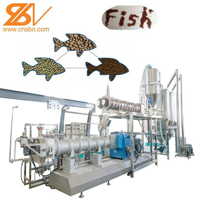 2-3t/H 4-6t/Hの水生ナマズの浮遊沈降の魚の供給の押出機機械生産ライン
